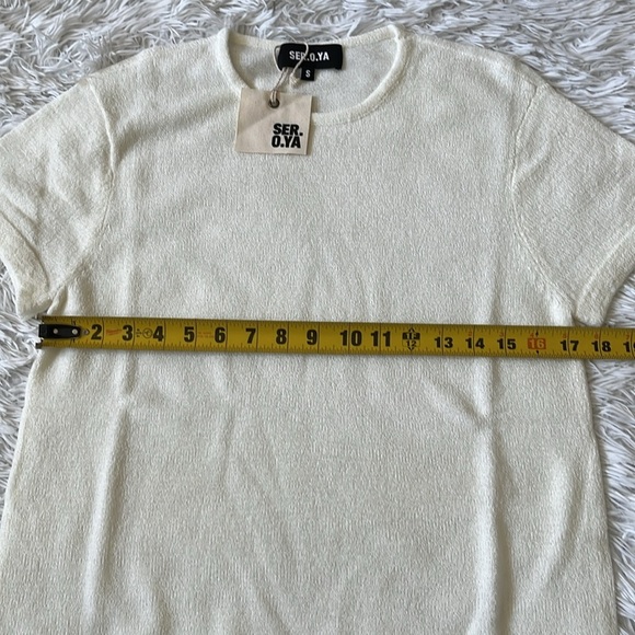 SER.O.YA Men’s Easton White Tee size Small - Picture 8 of 13